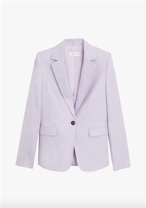 tendencias lila blazer zalando