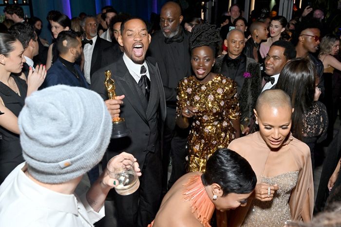 La felicidad de Will Smith en las fiestas de los Oscar