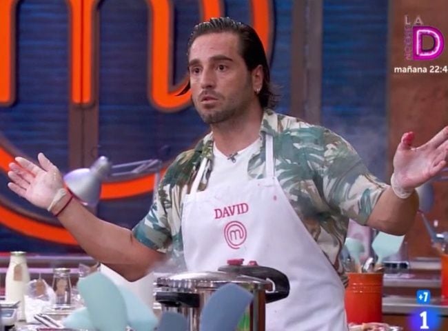 David Bustamante, desesperado en 'MasterChef Celebrity 6'