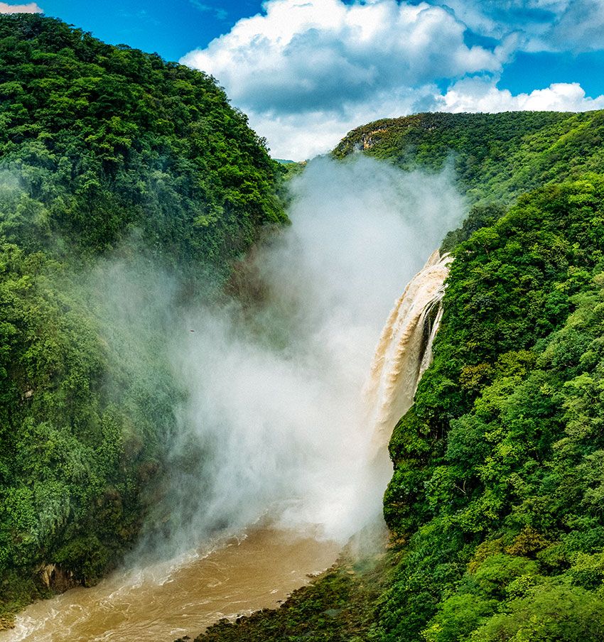 cascada de tamul mexico