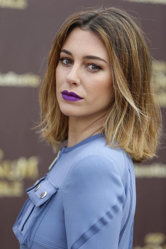 Blanca Suárez con labios morados