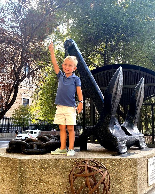 Carlos, el hijo de María Zurita, tiene 5 años