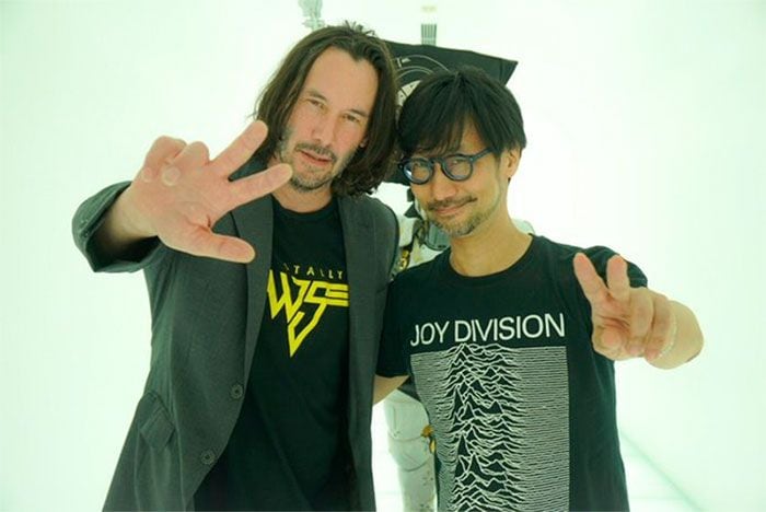 Keanu Reeves y Hideo Kojima