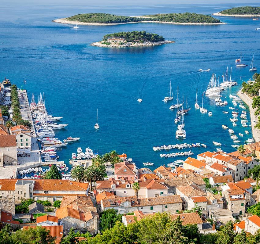 Hvar y Pakleni, Croacia