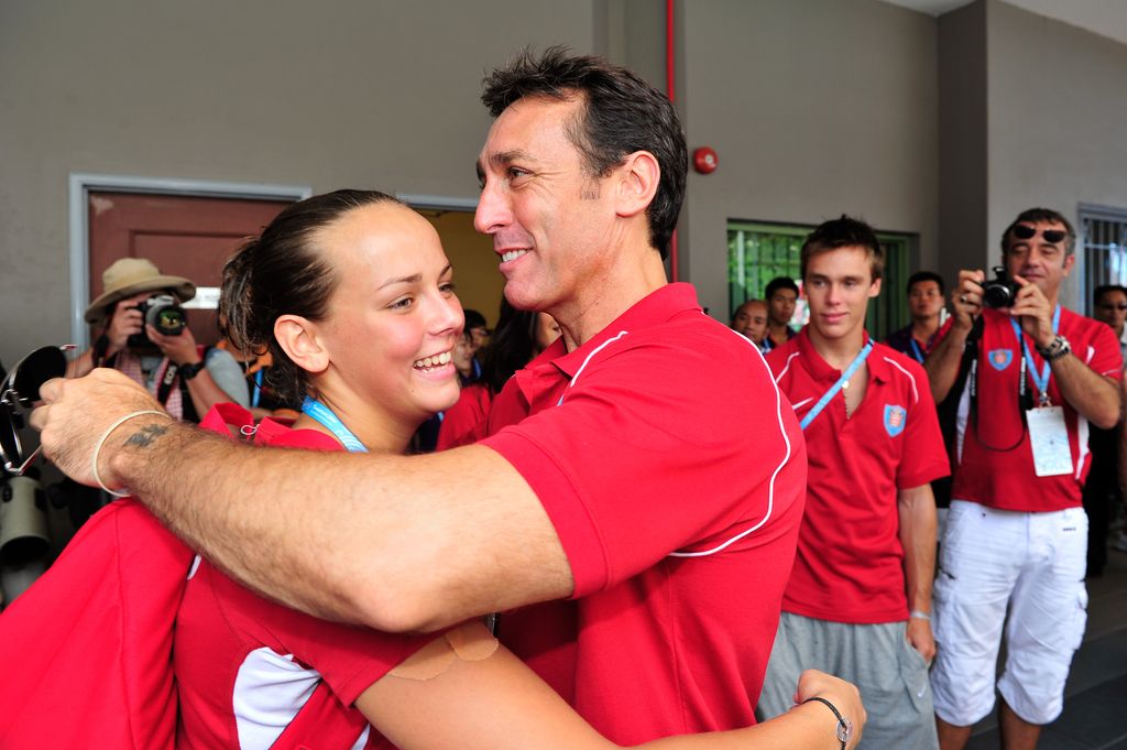 Daniel Ducruet con su hija Pauline