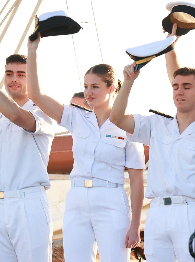 LA PRINCESA LEONOR LLEGA A TENERIFE A BORDO DEL BUQUE ELCANO