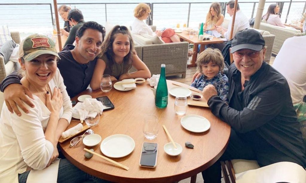 Tommy Mottola y sus hijos