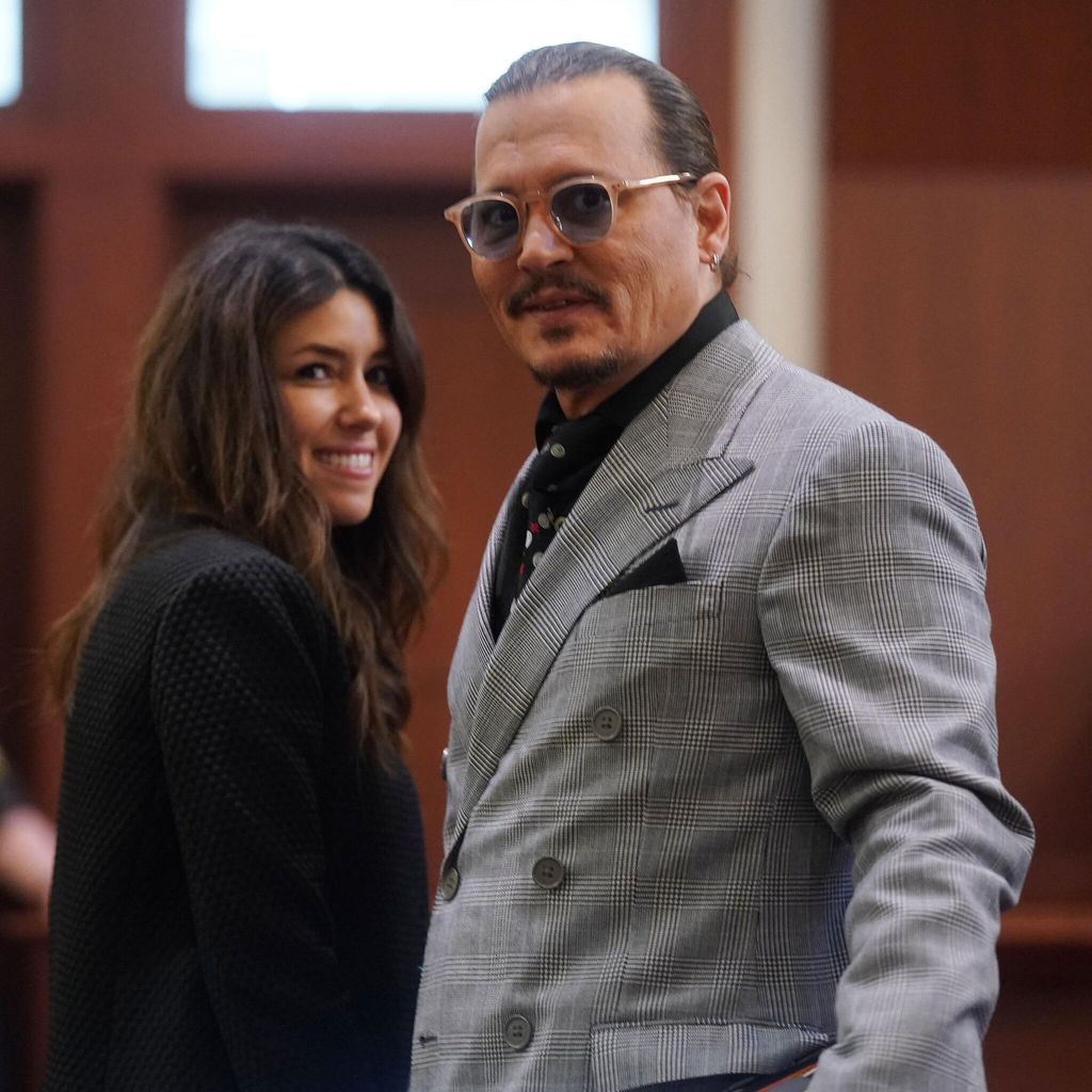 Camille Vasquez y Johnny Depp