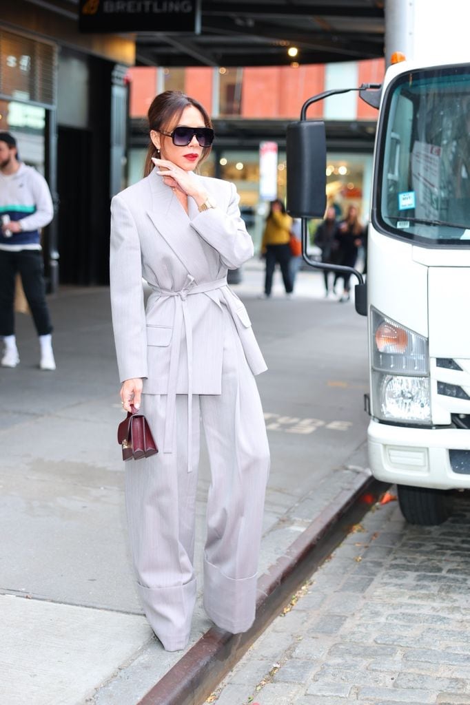 New York, NY  - Victoria Beckham was spotted this afternoon exiting a photoshoot in the Meatpacking District