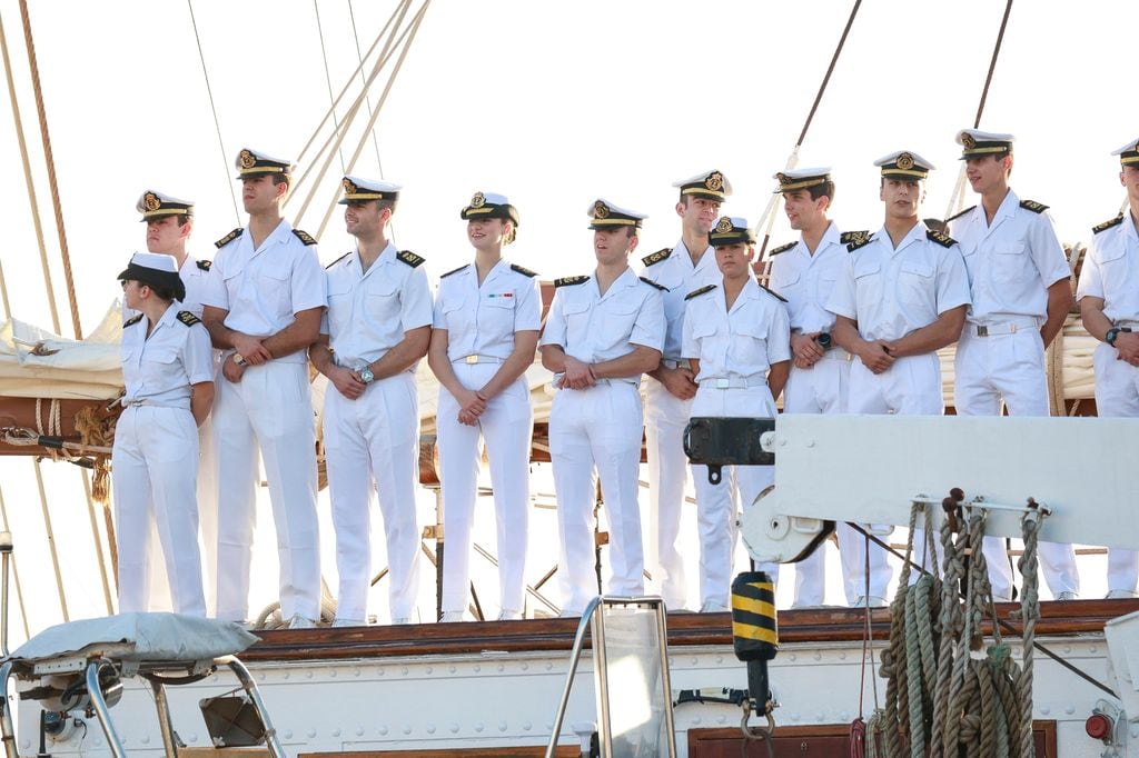 LA PRINCESA LEONOR LLEGA A TENERIFE A BORDO DEL BUQUE ELCANO