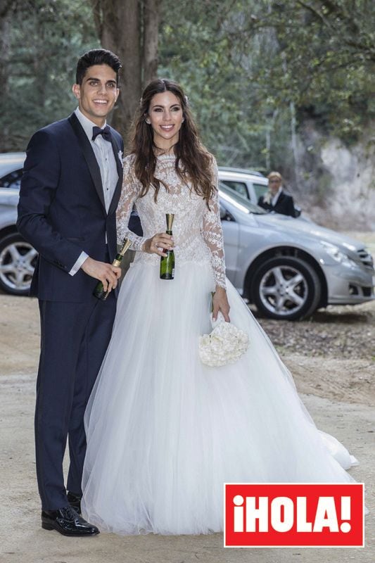 Boda de Marc Bartra y Melissa Jiménez