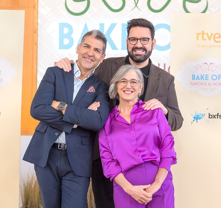 Paco Roncero, Eva Arguiñano y Damián Betular