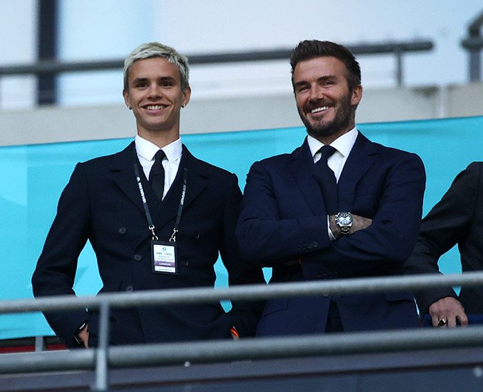 Romeo y David Beckham 