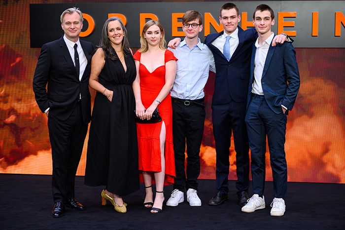 Christopher Nolan y su familia