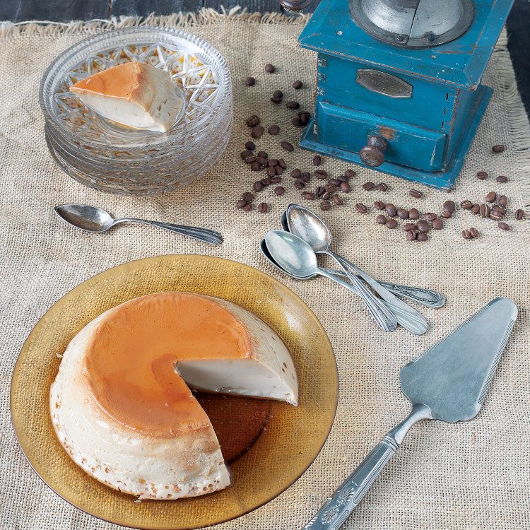 Receta de flan de café 