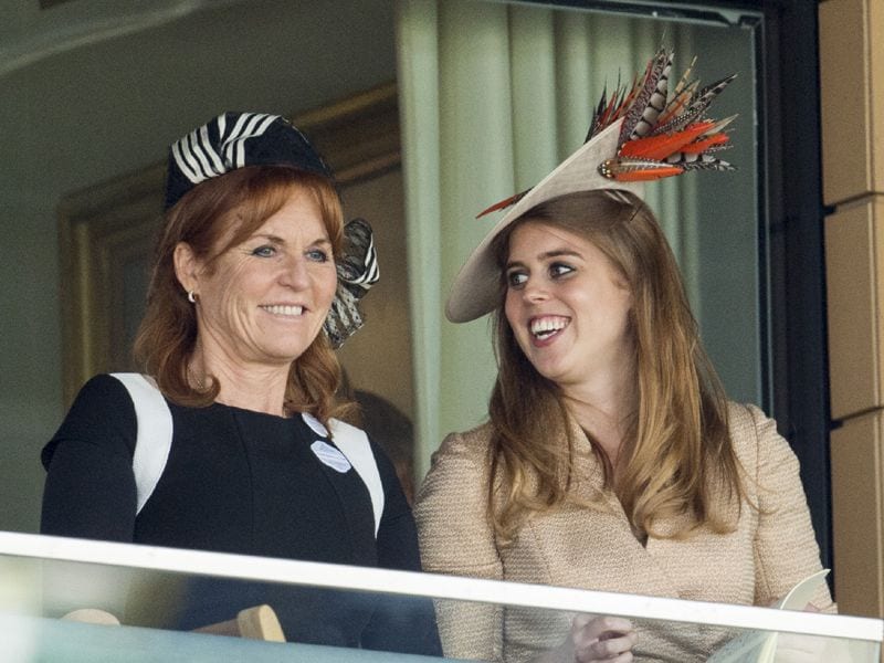 Sarah Ferguson y la princesa Beatriz 