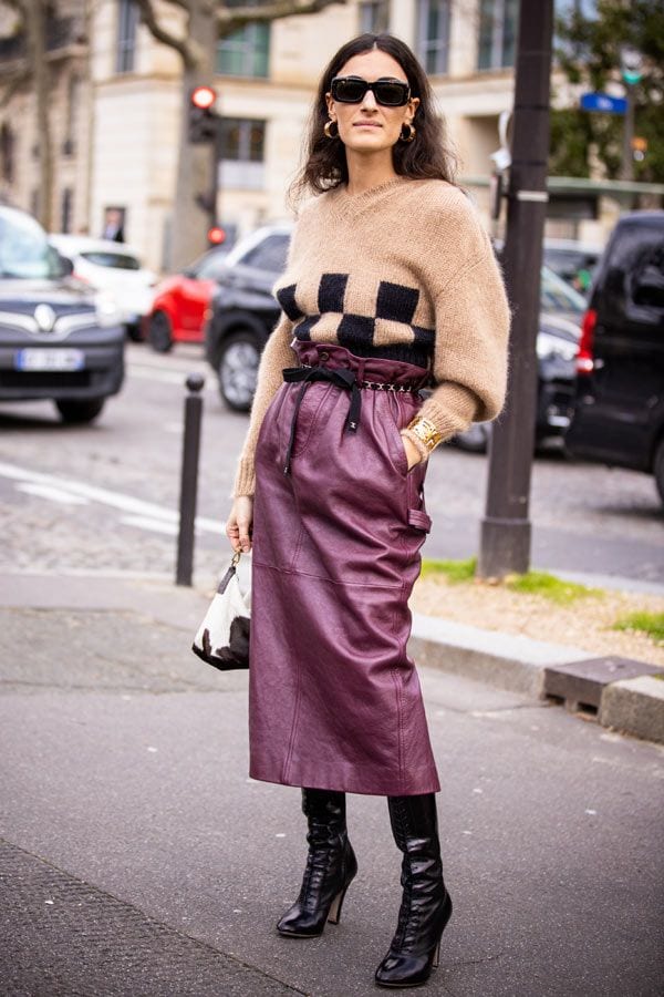 falda midi getty