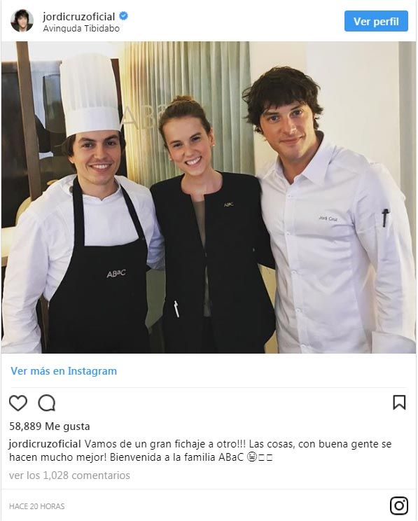 Jordi Cruz y Sofía y Víctor de MasterChef