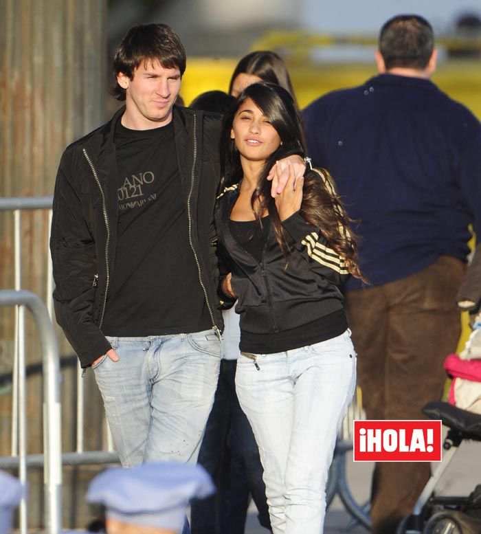 Leo Messi y Antonela Roccuzzo