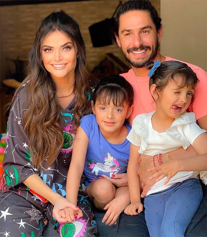 Marisol González y su familia