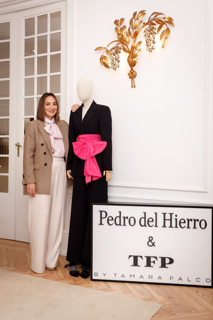 Tamara Falcó en Madrid presentado las propuestas de su firma con Pedro del Hierro