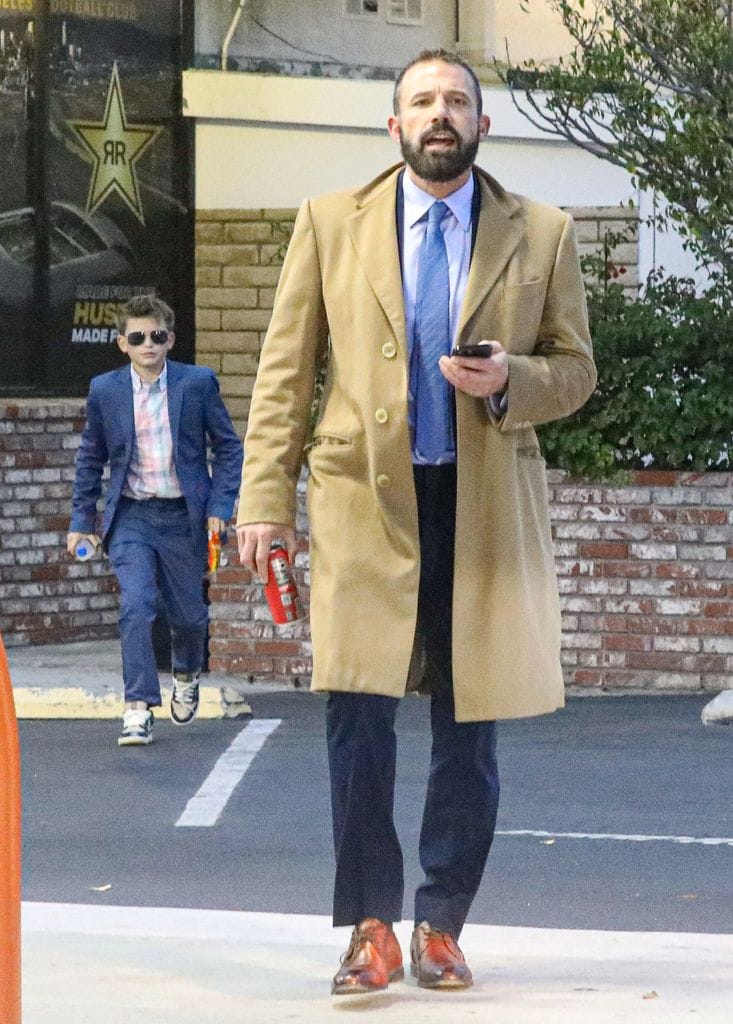 Ben Affleck y su hijo Samuel salieron juntos el fin de semana.