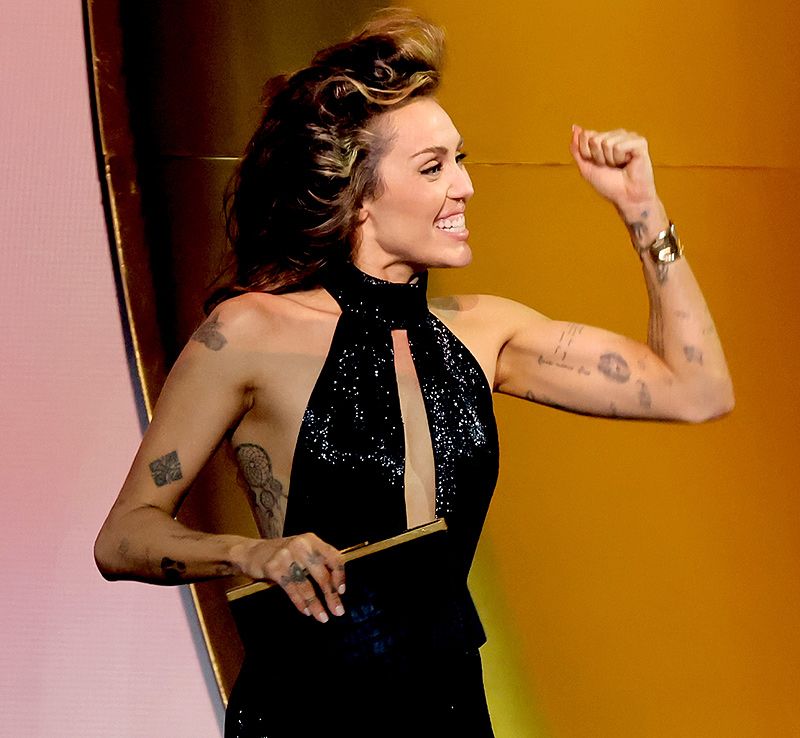 La gran noche de Miley Cyrus en los Grammy
