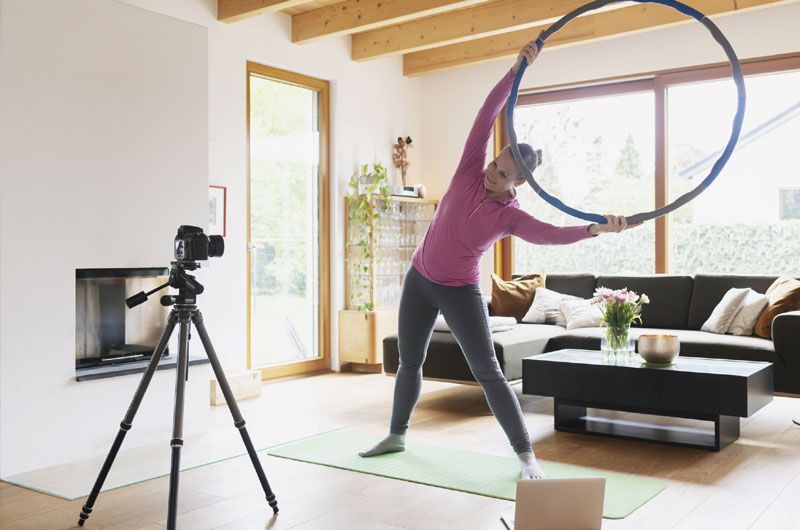 getty mujer hulahoop