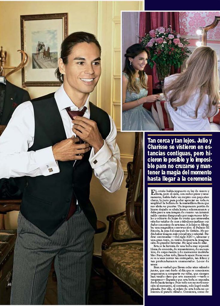 Boda de Julio Iglesias Jr. y Charisse Verhaert