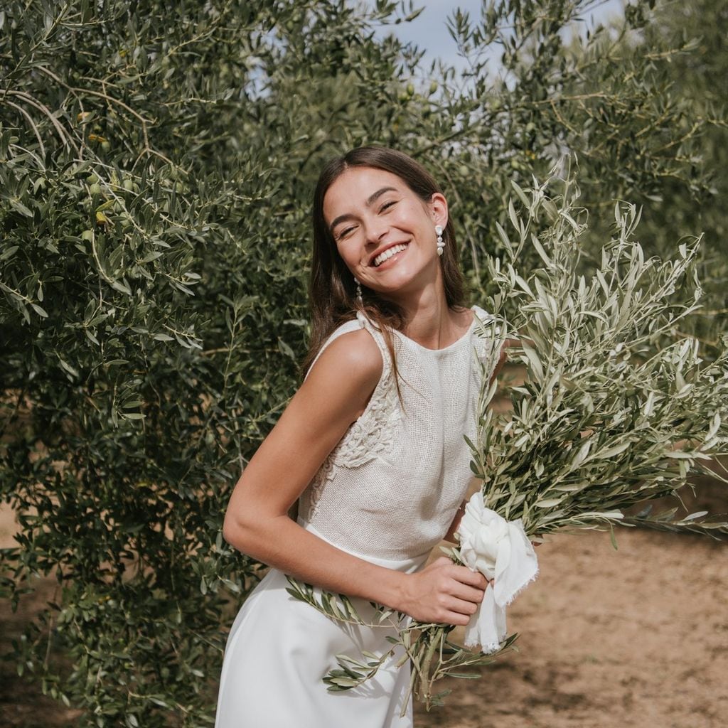 Ramo de novia de olivo para bodas