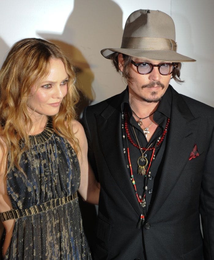 Johnny Depp y Vanessa Paradis