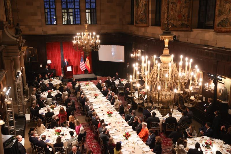 Cena del Rey Felipe en Nueva York