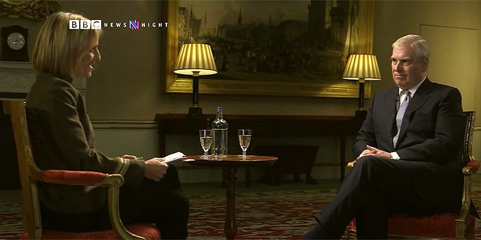 El príncipe Andrés en la BBC