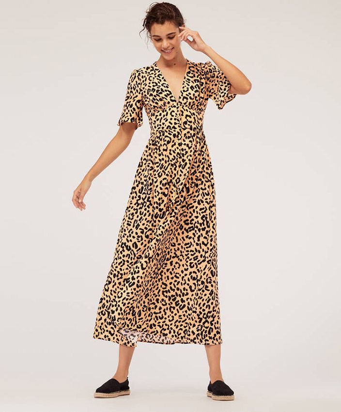 Vestido leopardo de Oysho