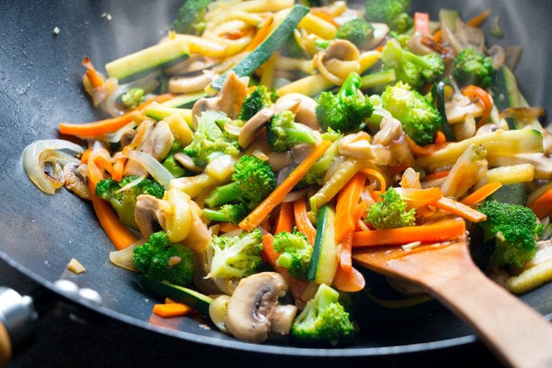 Wok de verduras