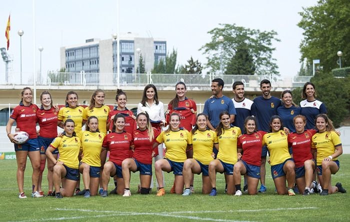 Letizia, Leonor y Sofía... la alineación 'real' de la selección española de rugby 7