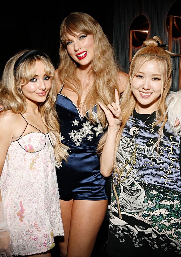 Sabrina Carpenter, Taylor Swift y Rosé de Blackpink en la 'after party' de los MTV VMAs 2022