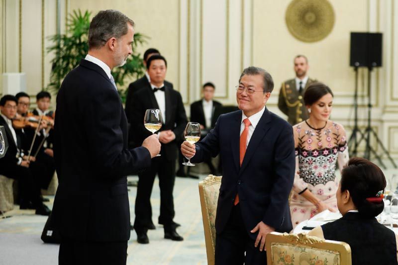 Los reyes Felipe y Letizia de viaje de Estado en Corea