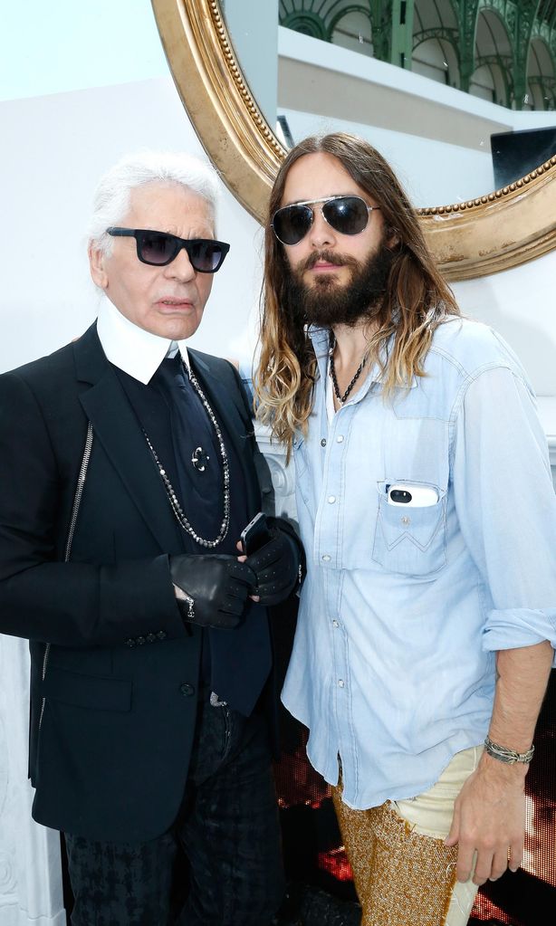 jared leto y karl lagerfeld