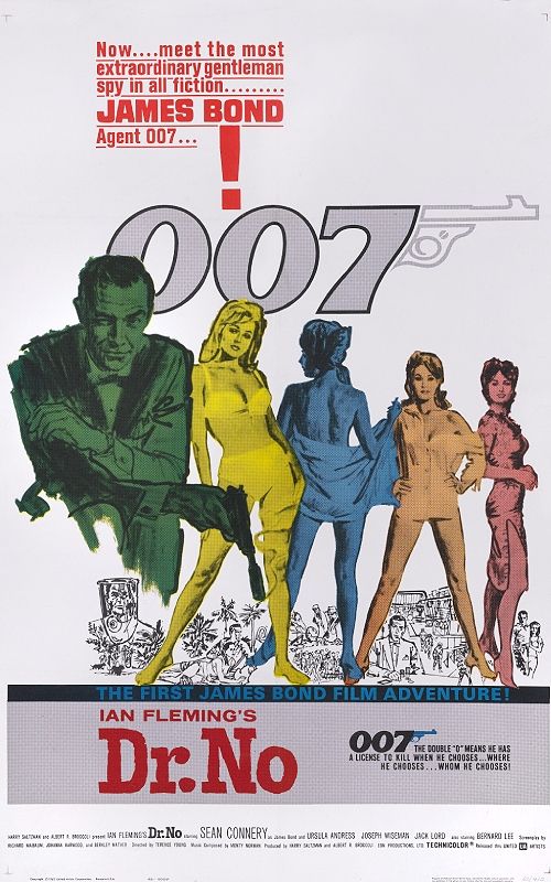 Cartel de la primera película de James Bond