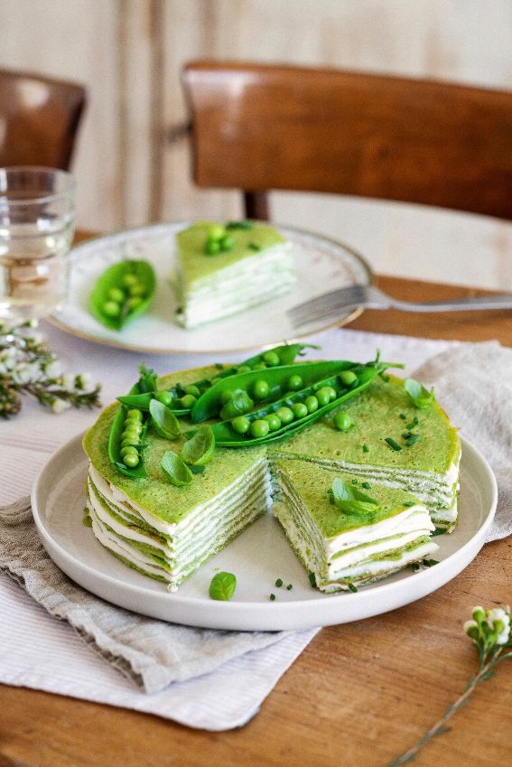 pastel-verduras-guisantes-queso-crema