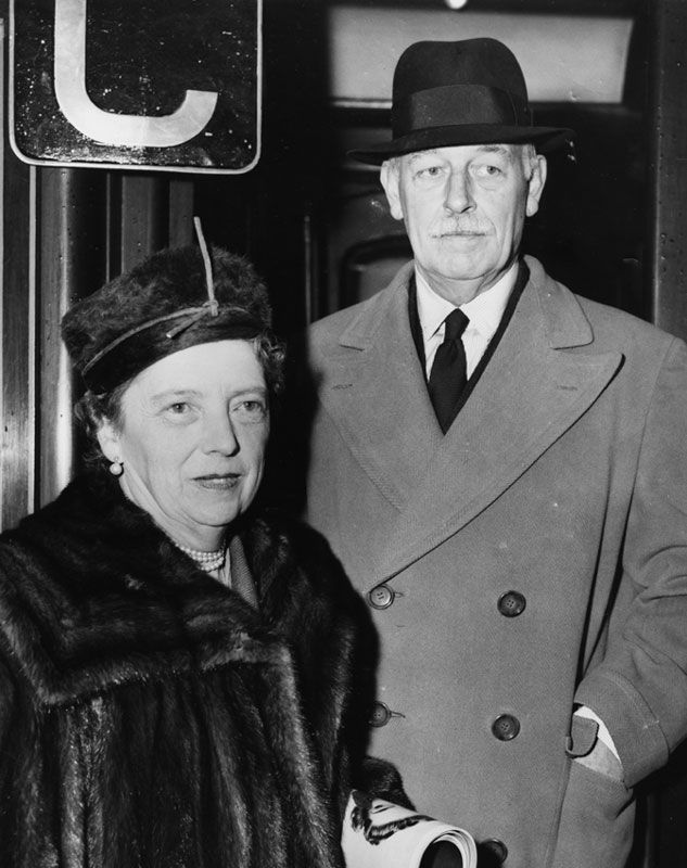 Sir Harold y Lady Zia Wernher.