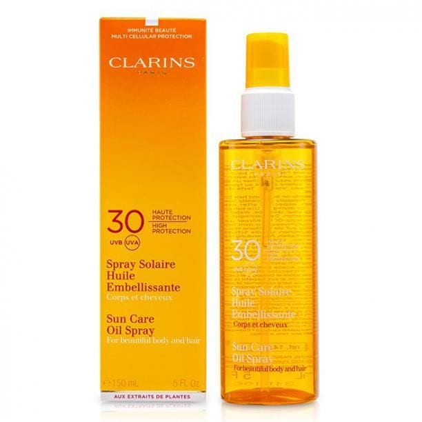 spray para el cabello con protector solar