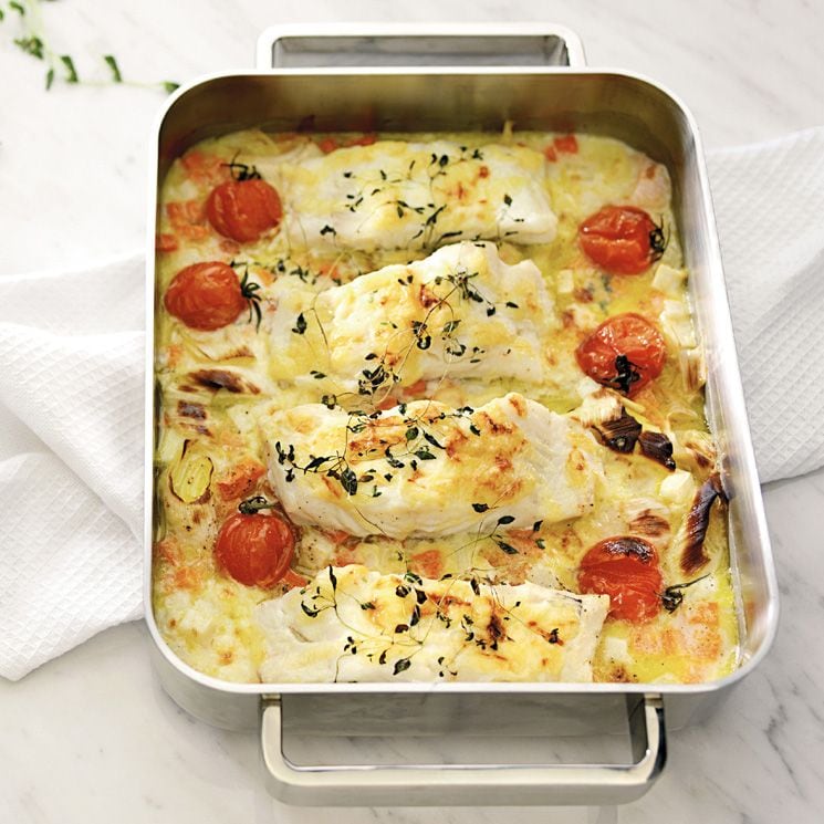 bacalao horno queso noru