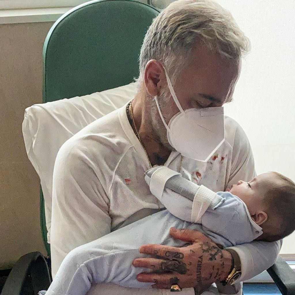 Gianluca Vacchi y su hija, Blu Jerusalema