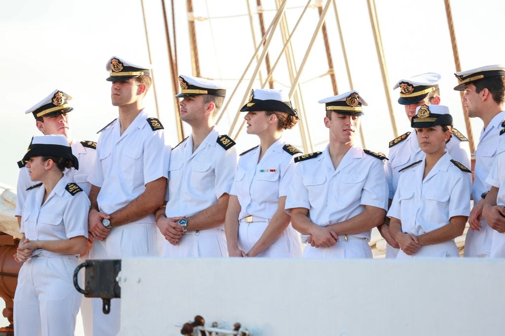 LA PRINCESA LEONOR LLEGA A TENERIFE A BORDO DEL BUQUE ELCANO