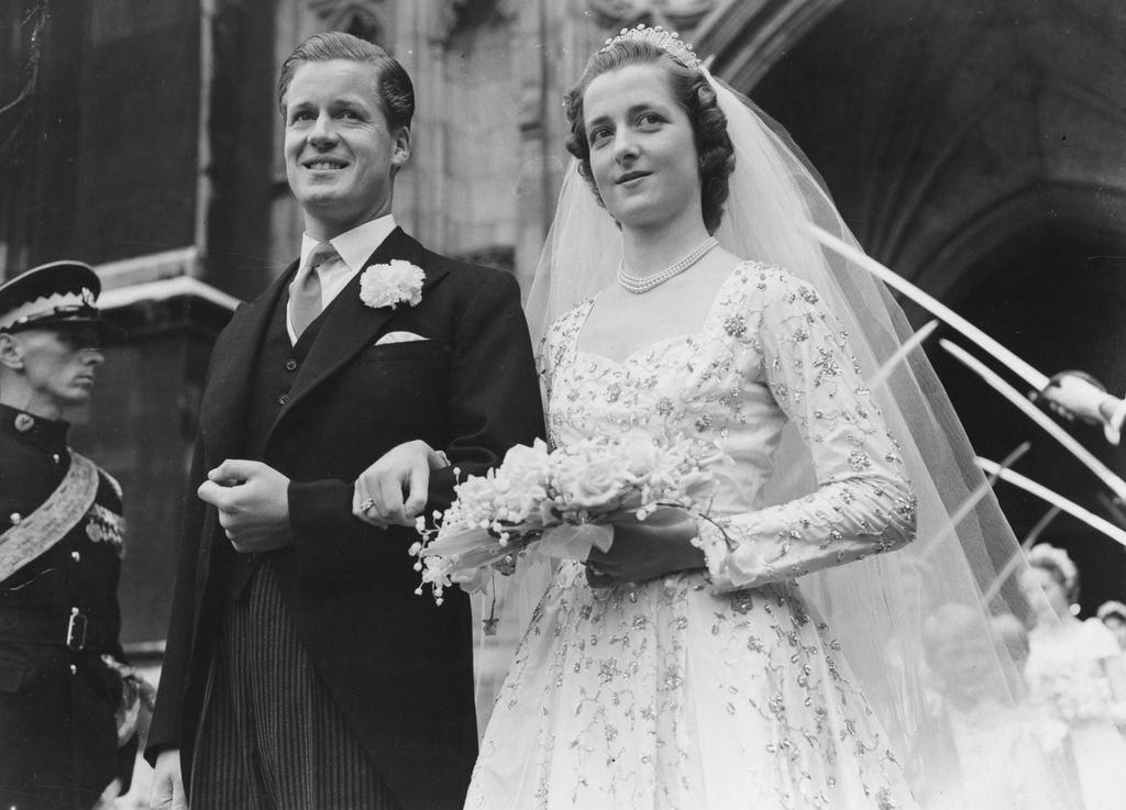 Los padres de Lady Di el día de su boda