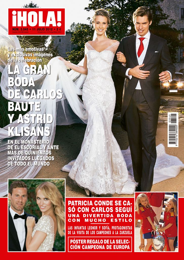 Portada de la boda de Carlos Baute y Astrid Klisans