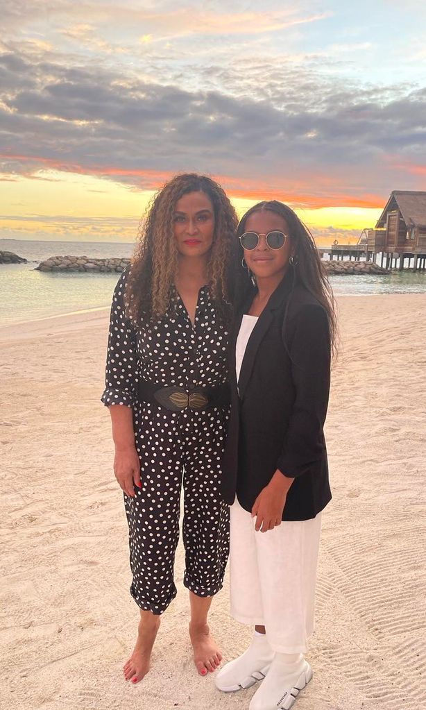 Tina Knowles y su nieta Blue Ivy Carter