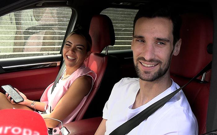 Sergio Rico y Alba Silva acuden a su última revisión a la espera de recibir el alta definitiva